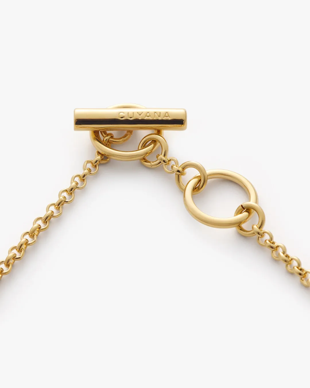 New Cuyana Ola Necklace Gold