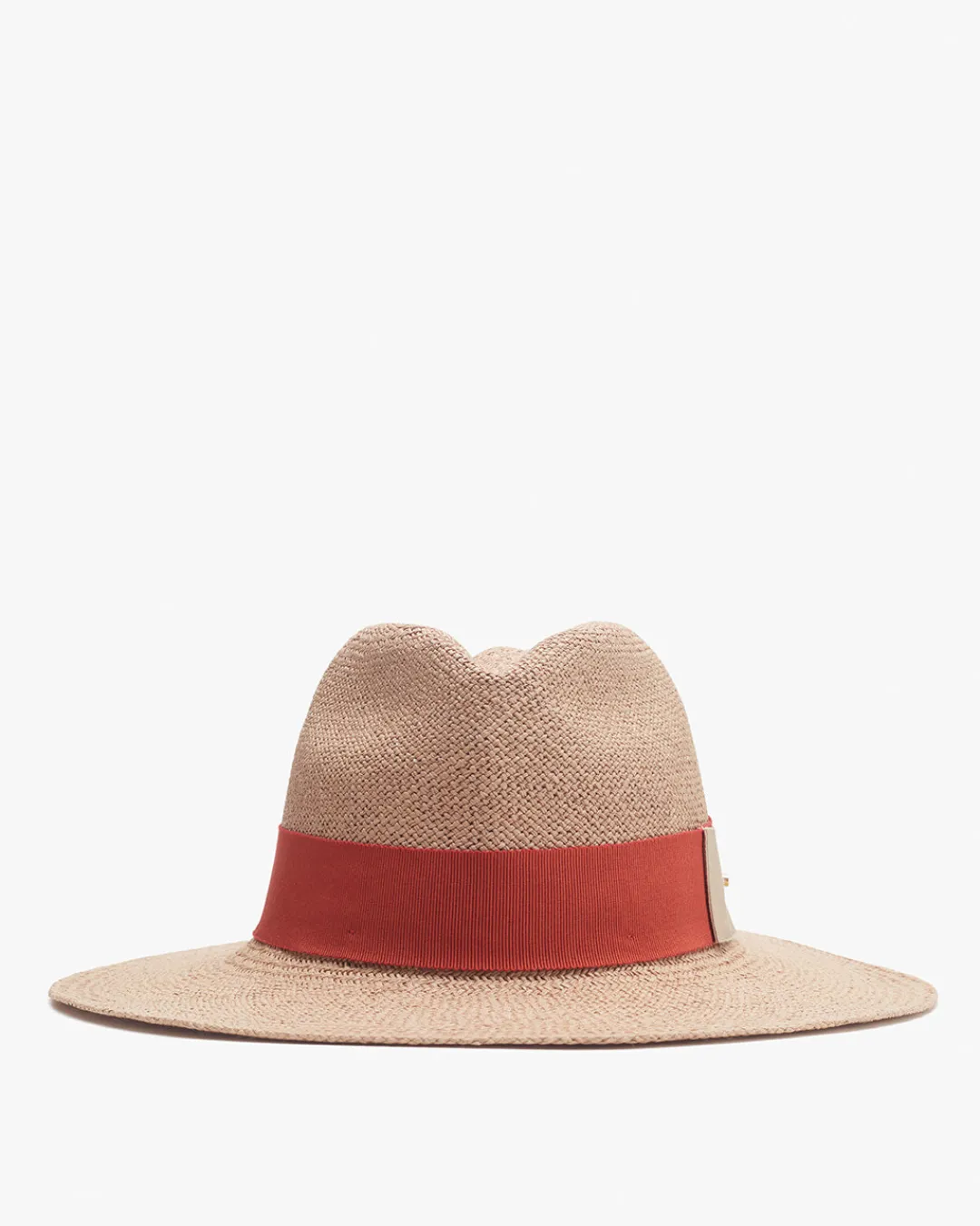 New Cuyana Packable Ecuador Hat Beige/Terracotta/Beige