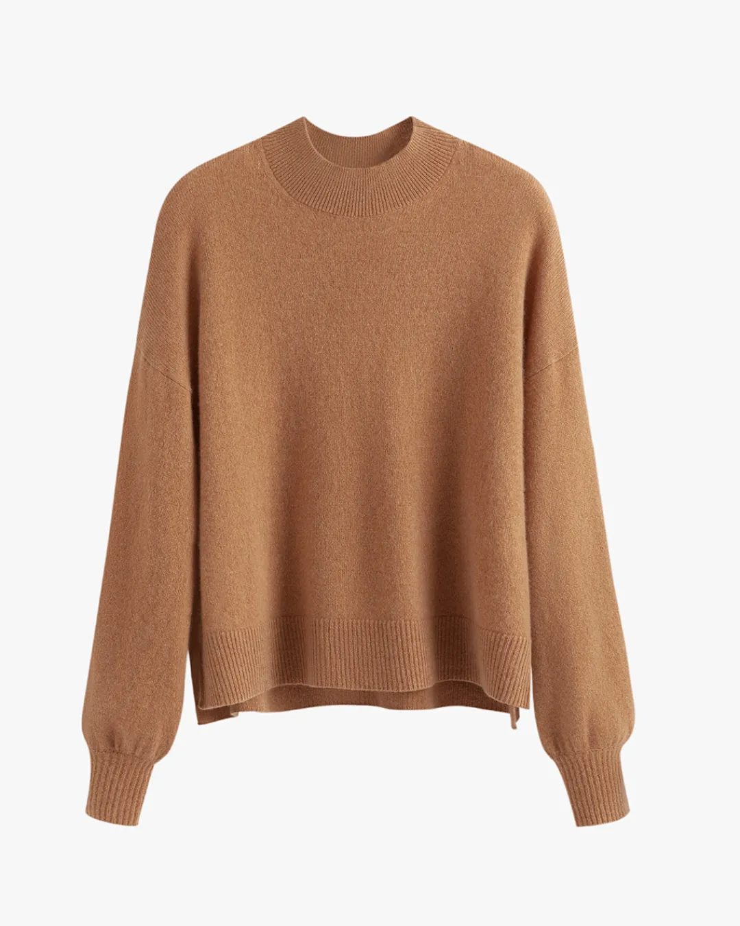 Hot Cuyana Single Origin Cashmere Cropped Sweater Camel