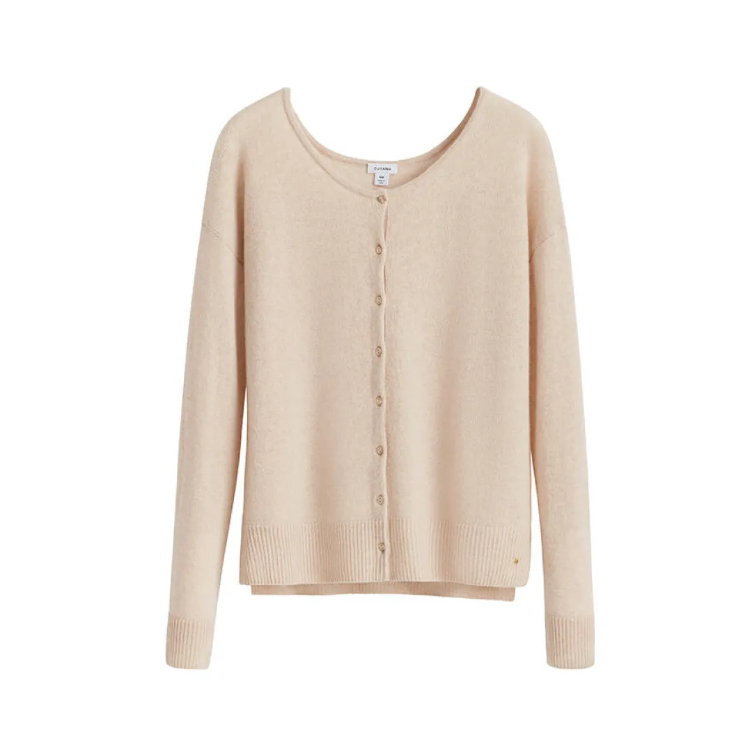 Flash Sale Cuyana Single-Origin Cashmere Cardigan Beige